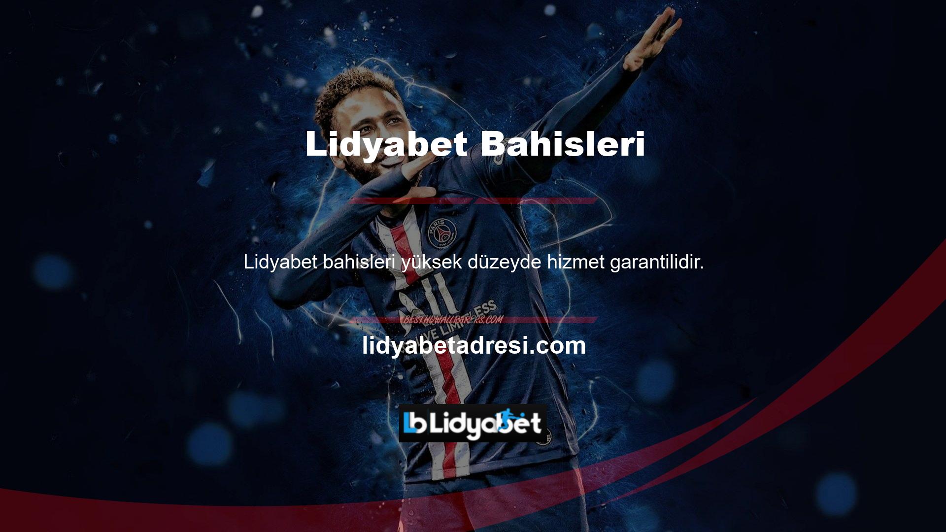 Lidyabet web sitesinin oyun dünyasına sunacağı çok şey var