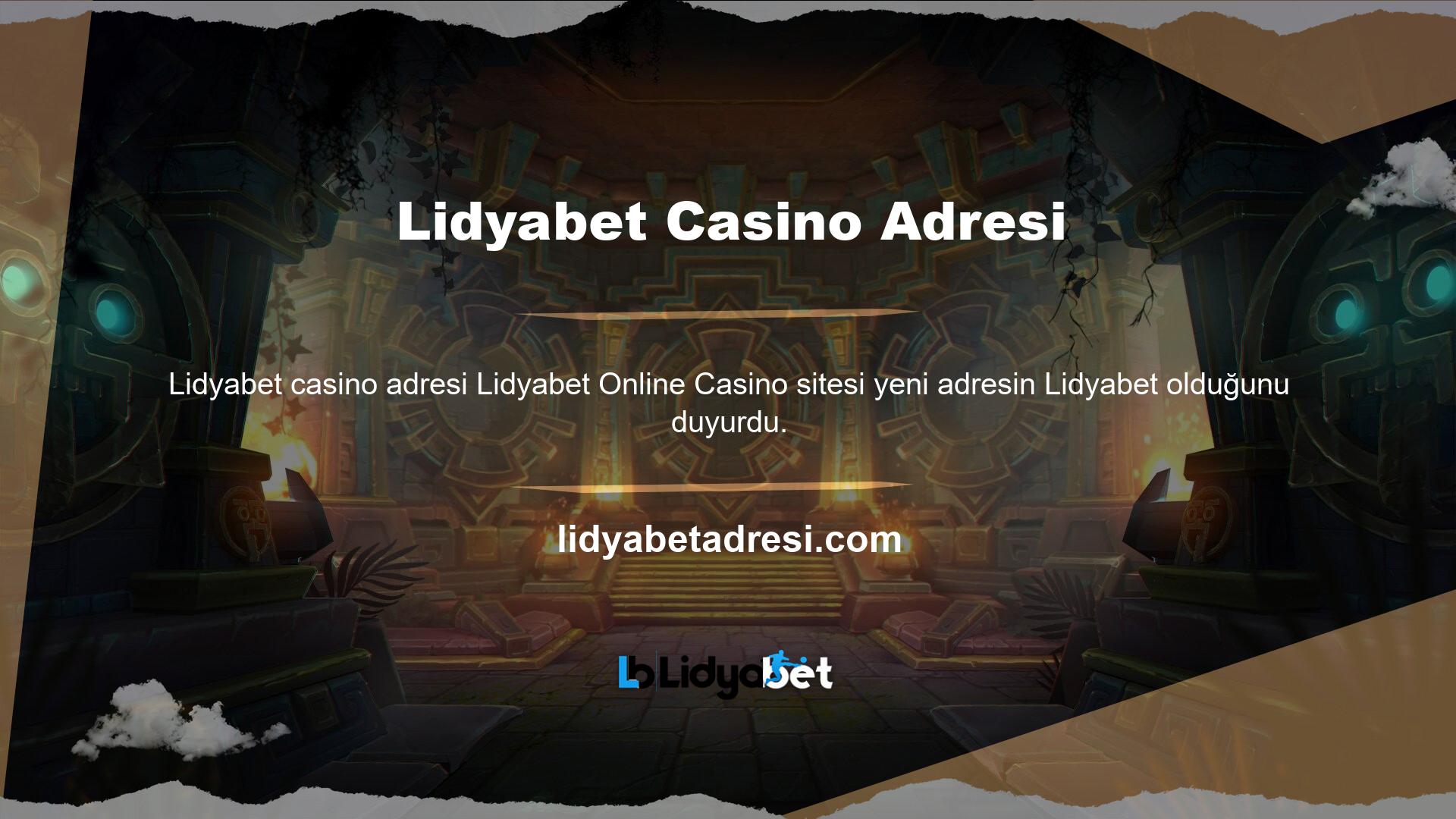 Bu noktadan itibaren çevrimiçi casino sitelerine giriş engelleri açıktır